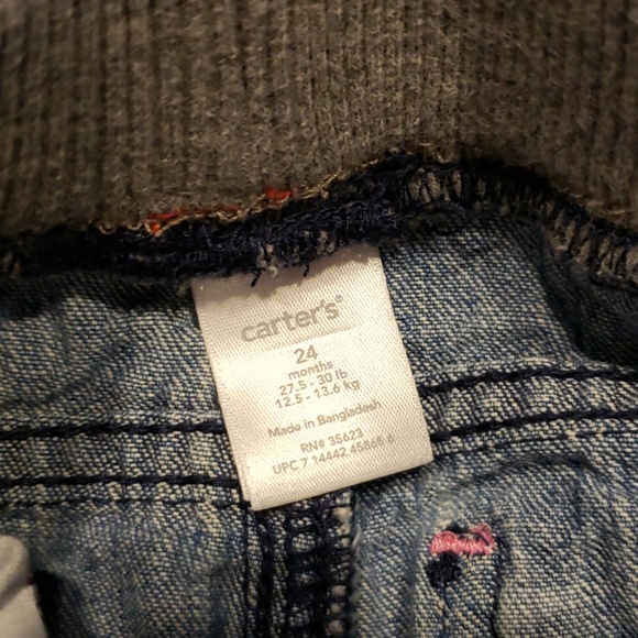 Toddler denim pants with stretchy waist - Picture 4 of 4